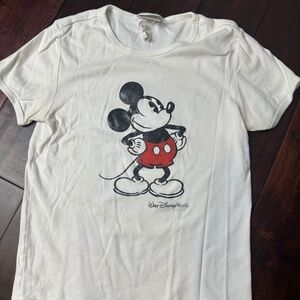 Vintage Walt Disney World Mickey Mouse glitter t-shirt - Medium